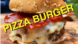 THE PIZZA BURGER/ How to make a pizza burger
