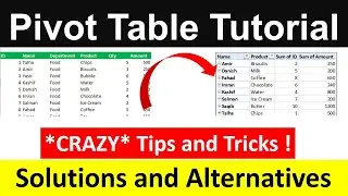 Excel Pivot Table EXPLAINED | Pivot Table Tutorial in Hindi | Advanced Excel #exceltutoring