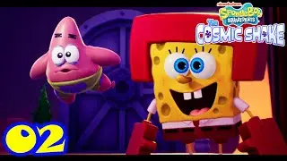 Sponge Star Karate Pants-Let's Play Spongebob Squarepants The Cosmic Shake Part 2