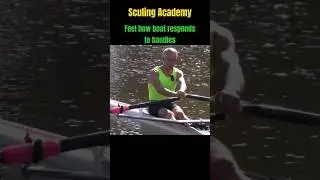Feel how boat responds to the handles - Sculling Academy taster