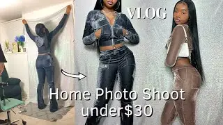 BOSS LIFE |Home Photo Shoot Under  $30 + Run Errands w me