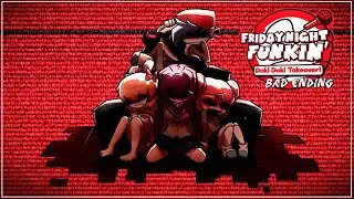 Friday Night Funkin' - Doki Doki Takeover! - BAD ENDING - FNF/Hards Mods.