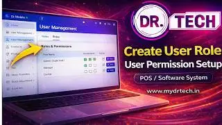 How to Create User Role & Permission | POS Billing System Tutorial || Dr Tech