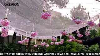 Flower Entry Chaddar Light Pink