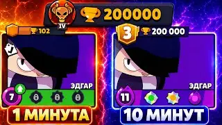 SHOCKING!😮 I PUSHED EDGAR TO 2000🏆 IN 10 MINUTES🔥 | 200K🏆 SPEEDRUN