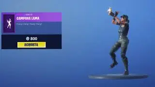 FORTNITE CAMPANA LAMA *NUOVISSIMO E BELLISSIMO BALLO* EMOTE