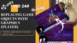 VID24# Replacing Our 3D Player To 2D Player With Graphics |  Unity Tutorial In Hindi