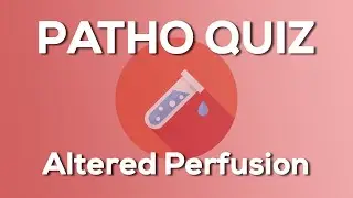 Altered Perfusion Quiz (Nursing) - Introduction to Pathophysiology