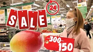 24 ЧАСА ЕДИМ ЕДУ ТОЛЬКО ПО АКЦИИ! ЧЕЛЛЕНДЖ КТО БОЛЬШЕ СЭКОНОМИТ? Лика VS Милана