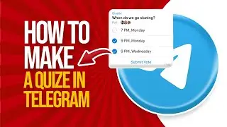How to make a Quiz in a Telegram Group (2024) Easy Tutorial