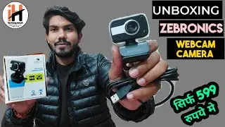 ZEBRONICS Web camera unboxing and review / crystal clear camera for Laptop and computer / Webcam HD