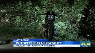 A man is dead following a motorcycle crash in the Punchbowl area