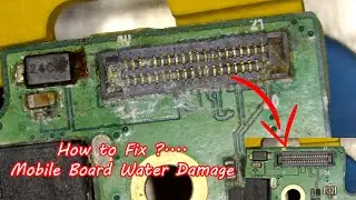 Mobile Charging Board Water Damage 🤕🤒 / How to Fix Mobile Water Damage?..... #shorts #mrmechanic