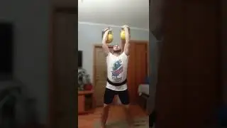 ДЦ с гирями 16кг, подышал нормально.
