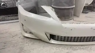 Передний бампер 2 рест F sport часть 1 Lexus is250/350