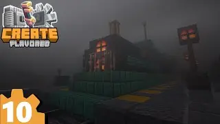 How to Transport Lava Using Create Trains【Minecraft】Create Modpack (Ep. 10)