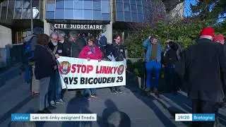 France 3 Bretagne - 173 Bretons au tribunal contre le compteur EDF Linky