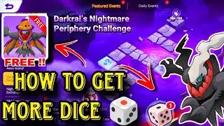 How To Get More Dices 🎲 | Get FREE !! DARKRAI Halloween Holowear 😈🎃 | Pokemon Unite DARKRAI Event 🤩🔥