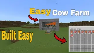 Easy Cow Farm In Minecraft 1.21☺️