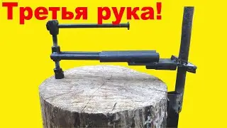 Оригинальная Струбцина для Резки Болгаркой! Простая и удобная струбцина