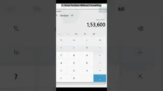 C: drive partition without formatting and Data loss #shorts #shortsvideo