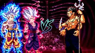 Goku DBS V3.5 OP (AF) & Gohan Beast V3 OP VS Meguna Final V2.0 OP in 