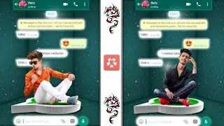 WhatsApp Chat Concept Photo Editing Tutorial WhatsApp Photo Editing In Kinemaster By ZG Editing Zone