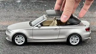 Unboxing 1/18 Kyosho BMW E88 1-Series “Cashmere Silver Metallic” | Scale Diecast Model Car Review