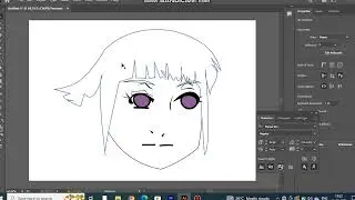HINATA CARTOON CHARACTER DESIGN IN ADOBE ILLUSTRATOR