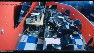 Momento del Sismo en Ecuador 18 de Mayo del 2016