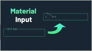 Animated Material Input Field Design Using HTML, CSS, and JavaScript | Pure CSS