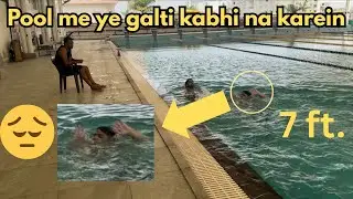 Swimming race GONE WRONG!! 😰