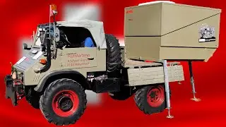 Spezieller Camper auf UNIMOG 411! | Vorführung Abbauen mit 