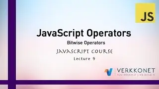 Bitwise Operators - JavaScript Course - Lecture 9