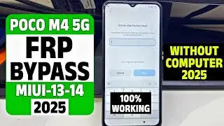 Poco M4 5G FRP Bypass MIUI 13 / MIUI 14 (2025) | No PC Needed!