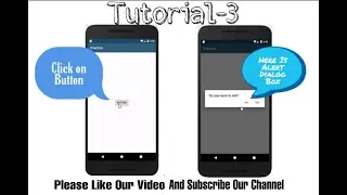 Tutorial 3 : - Make Alert Dialog Box On Button Click In Android Studio