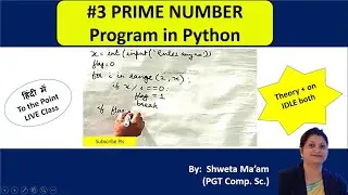 Python program to check if a number is PRIME or not