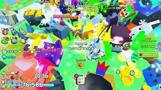 Pet Simulator 99 - 75k gems every 5 minutes with OP enchants