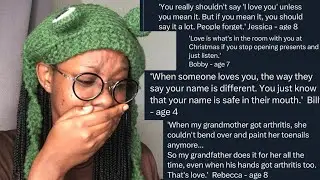 What love means to a bunch of 4-8 year old kids