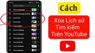 Cách xóa lịch sử tìm kiếm trên ứng dụng YouTube | Cách xóa lịch sử tìm kiếm trên YouTube (Mới 2024