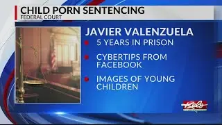 Man sentenced to 5 years in Federal Prison for child porn