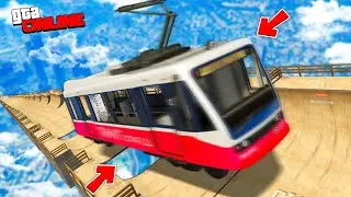 БЕЗУМНЫЙ  СПУСК БЕЗ ТОРМОЗОВ НА ПОЕЗДЕ ИЗ МЕТРО В GTA 5  ОНЛАЙН ! ЛИЦОМ К ЛИЦУ В ГТА !