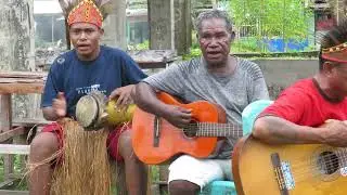 (part6) Musik Biak Papua dengan toki bambu, ukelele, gitar dan tifa