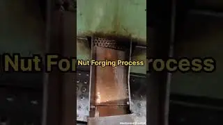Nut Forging process | Nut Forging machine #fasteners #mechanicalskills #nutbolt #machinary #trending