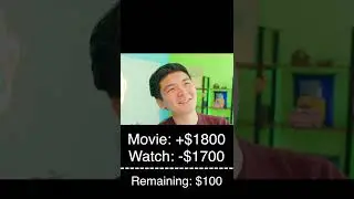 Steven He spends first movie check on a watch