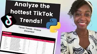 Analyze the hottest TikTok Trends right now using Python & Google Data Studio (Beginner-Friendly)