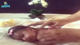 Cute Baby Girl Body Massage !!!