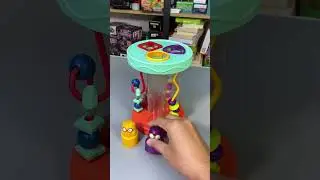 Shape Sorter Sorting Toy Fun Sounds and Bead Maze with 3 Owls and Colorful Shapes #kibtoy #toys