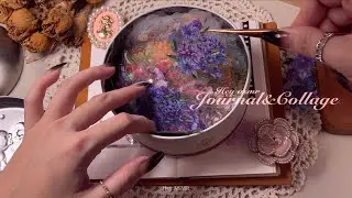 [ASMR] Staying quiet doesn’t mean I have nothing to say | #asmr #journal #scrapbook #collage