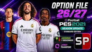 OPTION FILE 26/27 AGOSTO para PES 2021 y SP Football Life 2026